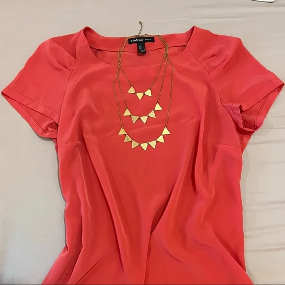 Mango dress with pleated sleeves - NWOT - Picture 2 of 3